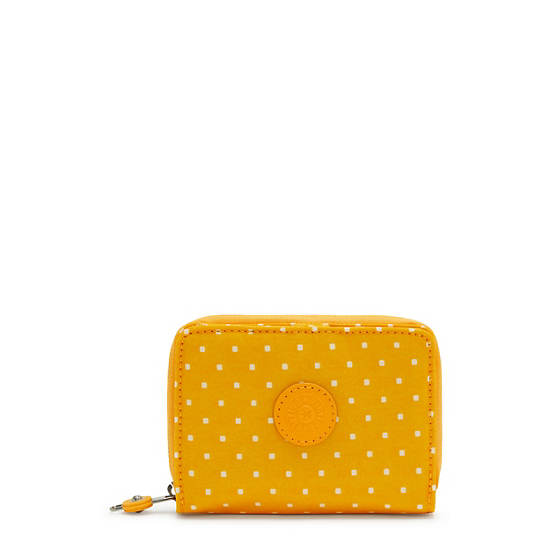 Kipling Money Love Classic Printed Small Wallet Wallets Soft Dot Yellow | AU 2199OK